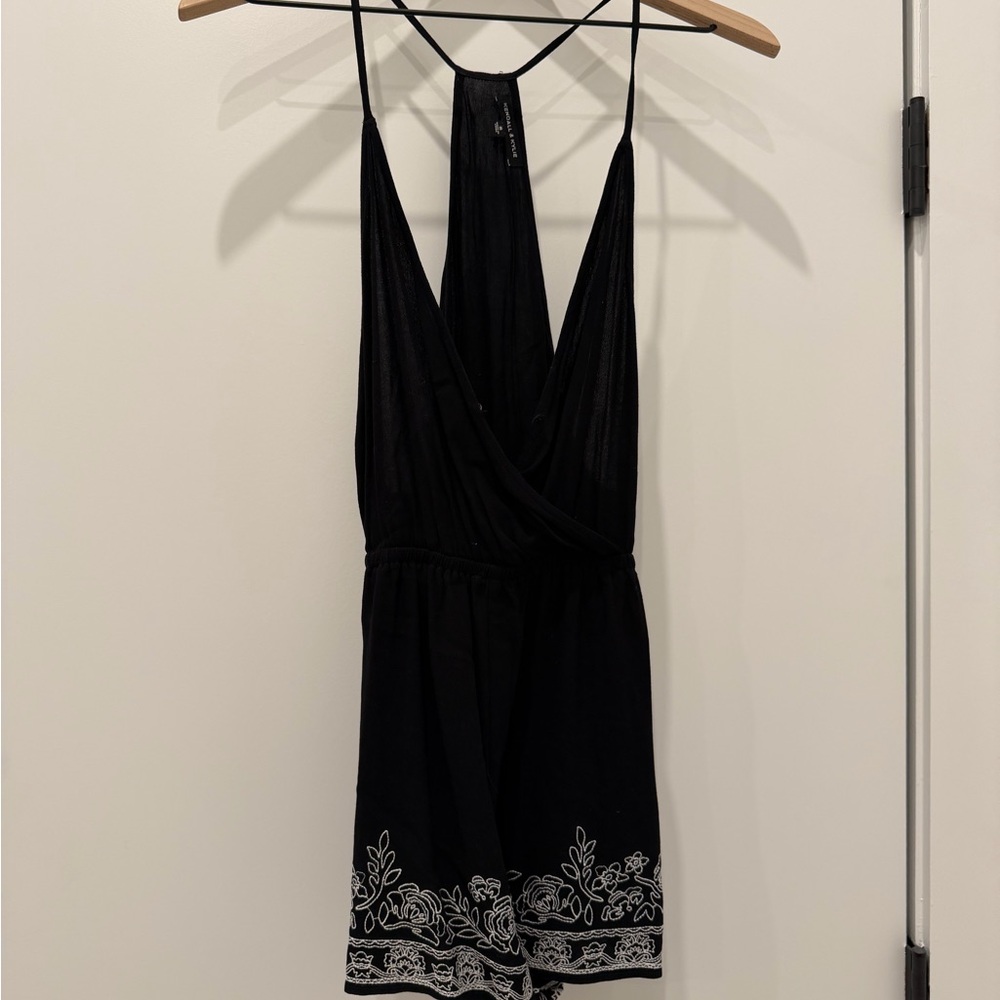 Kendall & Kylie Black and White Romper
